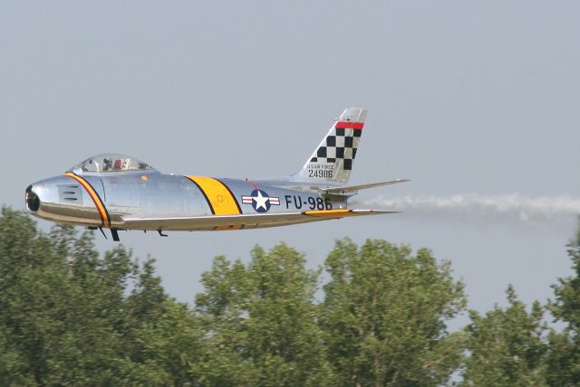 North American F-86 Sabre (N188RL) - Warbird Heritage Foudation F-86F-30 Sabrebr /Wings Over Waukesha Air Show, 2013