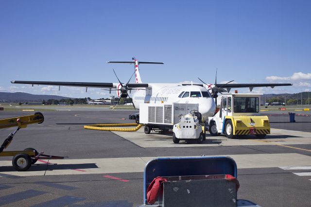 ATR ATR-72 (VH-FVM) - Skywest Airlines "Virgin Australia livery" (VH-FVM) ATR 72-212A at Canberra Airport .