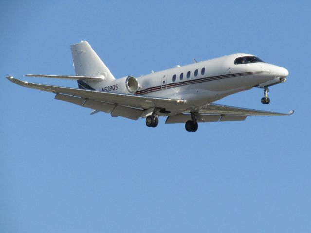 Cessna Citation Latitude (N539QS) - Landing RWY 20R