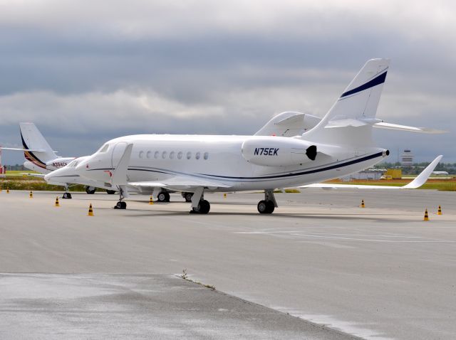 Dassault Falcon 2000 (N75EK) - Parked in the south