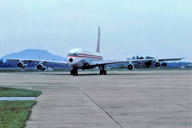 Boeing 707-300 — - Boeing 707-321 9M-ASQ Malaysian Airline System Butterworth mid 1970s.