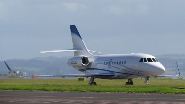 Dassault Falcon 2000 (N222JE) - Somewhat backlit LX.