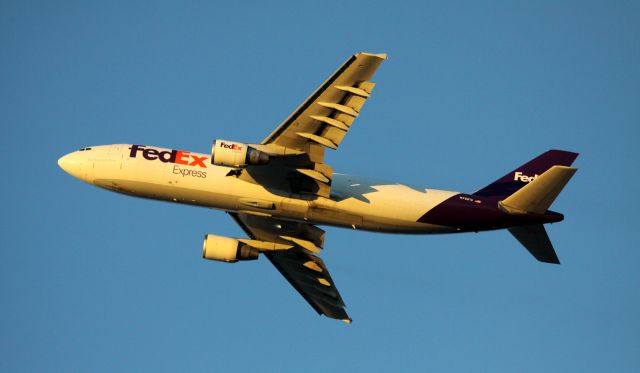 Airbus A300F4-600 (N751FD) - Departure from 30L, Turning East, 08/29/2012