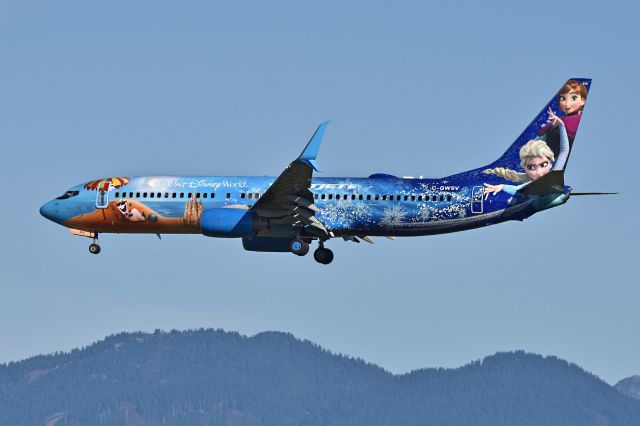 Boeing 737-800 (C-GWSV) - Disney Frozen special livery