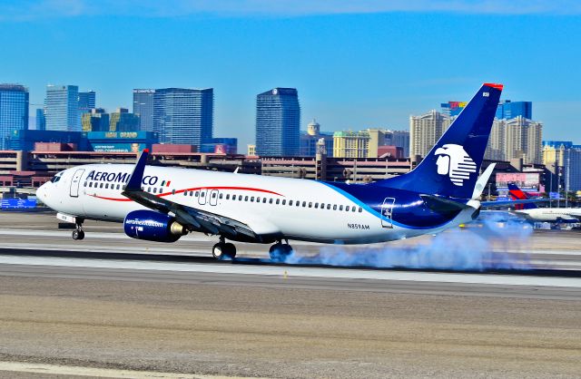 Boeing 737-800 (N859AM) - N859AM Aeroméxico Boeing 737-8Q8 cn 32796 -  Las Vegas - McCarran International (LAS / KLAS) USA - Nevada, November 17, 2011 Photo: TDelCoro