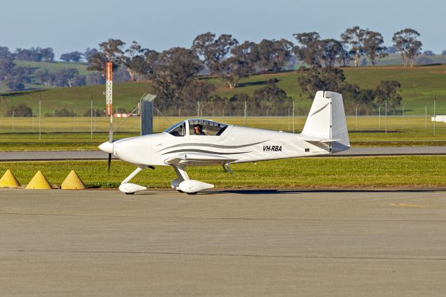 Vans RV-7 (VH-RBA) - Van's RV-7A (VH-RBA) taxiing at Wagga Wagga Airport.