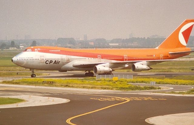 Boeing 747-200 (C-FCRD) - CP Air B747-217B cn20927 Archief sep81