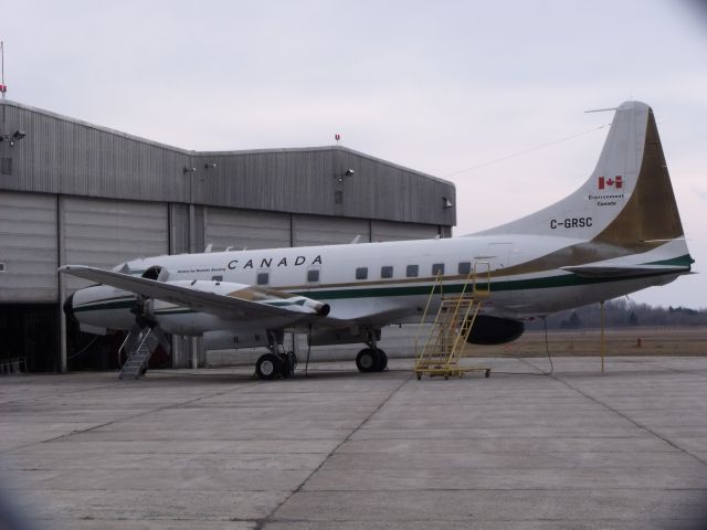 C-GRSC — - canadian geological  survey aircraft having some repairs at Ottawa