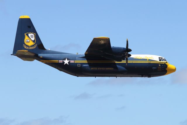 Lockheed C-130 Hercules (17-0000) - 03/05/2024:br /A low pass of "Fat-Albert" along runway 12 during the 2024 Vero Beach Airshow.