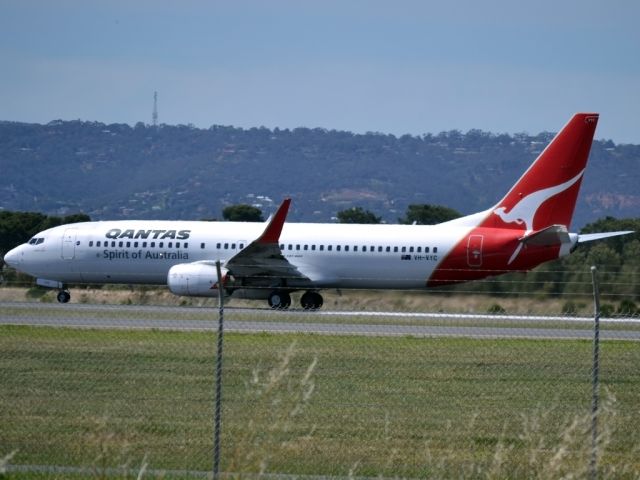 Boeing 737-800 (VH-VYC) - On taxi-way heading for take off on runway 05.