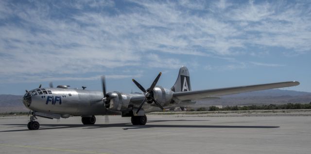 Boeing B-29 Superfortress (N529B) - Boeing B-29 "Fifi" at Cochran Regional Airport, Palm Springs, CA - May 6, 2017