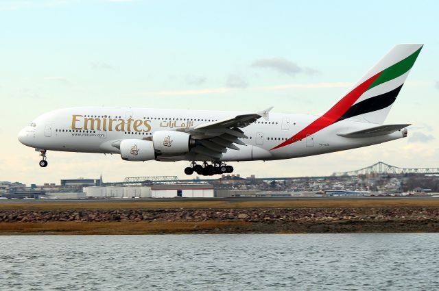 Airbus A380-800 (A6-EUE) - Emirates 237 Super arriving on 22L