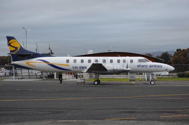 Fairchild Dornier SA-227DC Metro (VH-SWK) - Sharp Airlines metro 23 VH-SWK about to depart YFLI for YMLT, June 2016