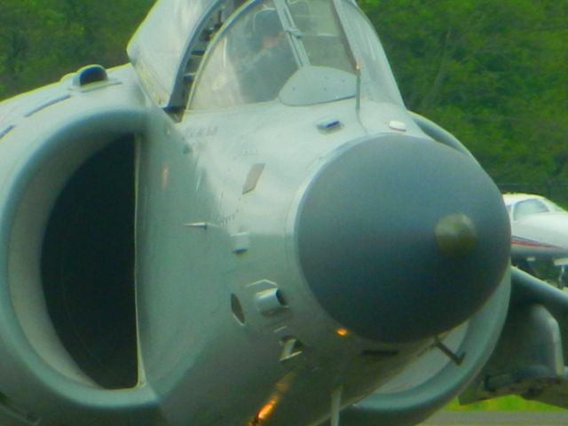 N94422 — - N94422, The Only Flying Civilian  Sea Harrier, Taxies Back To The Ramp After The Demonstration At Manassas Airshow 2018