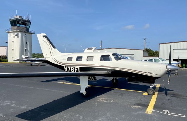 Piper Malibu Mirage (N78FL) - 2005 Mirage N78FL on the ramp at KHKS base.