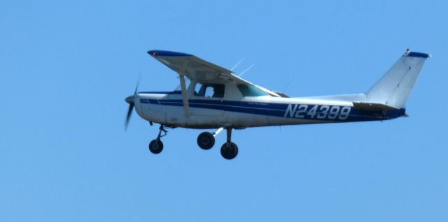 Cessna 152 (N24399) - Shortly after departure is this 1977 Cessna 152 from the Summer of 2023.