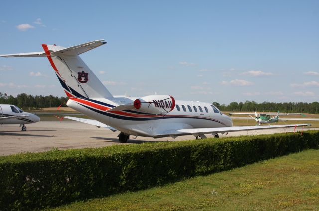 Cessna Citation CJ2+ (N10AU) - AUBURN UNIVERSITY ON THE RAMP IN AUBURN