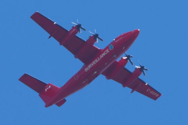 C-GCFR — - C-GCFR Dehavilland DH-7 150 Transport Canada Surveillance Survolant le fleuve St-Laurent  QC. à Lavaltrie The 16-06-2024 à  12:29.