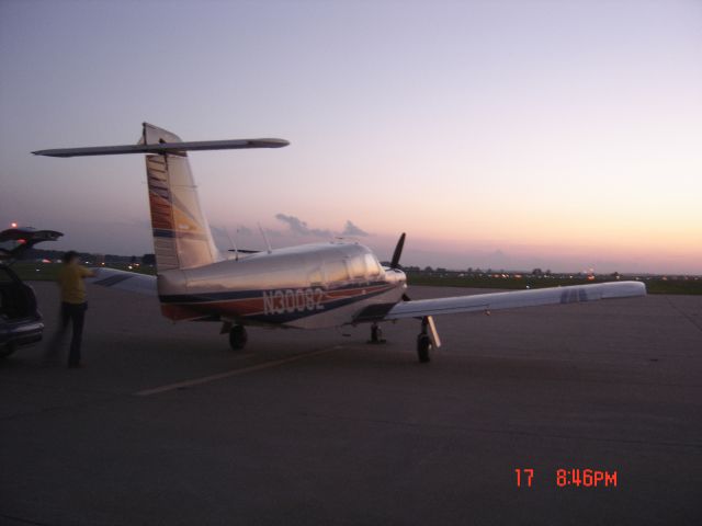 Piper Saratoga (N30082) - On the ramp at KCGI. 2005