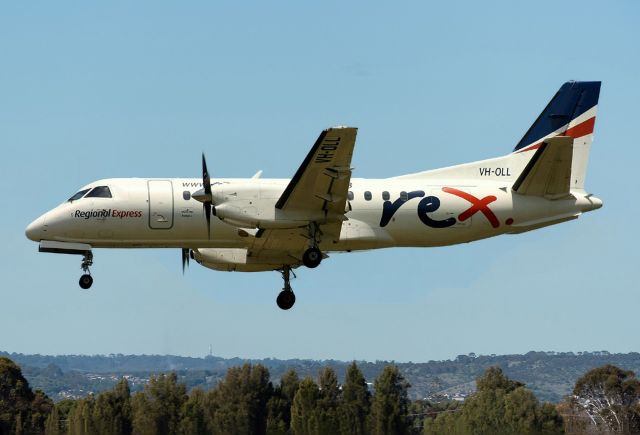 VH-OLL — - REX - REGIONAL EXPRESS - SAAB 340B - REG VH-OLL (CN 340B-175) - ADELAIDE INTERNATIONAL SA. AUSTRALIA - YPAD (17/7/2015)