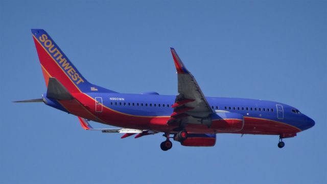 Boeing 737-700 (N960WN) - N960WN Southwest Airlines Boeing 737-700br /Age 3.7 Yearsbr /2015-03-18 WN804 Denver (DEN)-->San Jose (SJC)  Landed 10:10