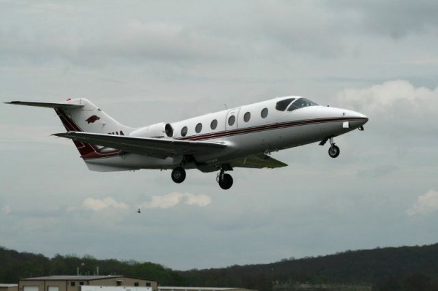 Beechcraft Beechjet (N88UA) - University of Arkansas Beechjet on initial climb-out.