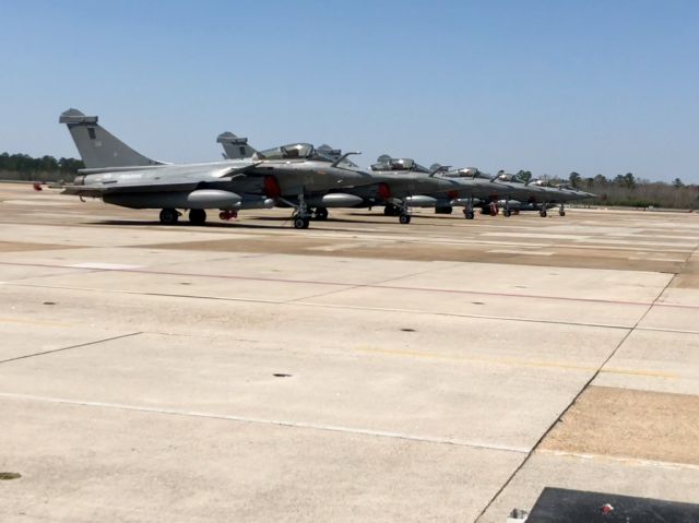 — — - These Rafael’s seen here are from France coming to practice their CQ’s on board an American Carrier they were at NAS Oceana for a little while and I came to check them out. Fun fact: their flight line cars were golf carts!
