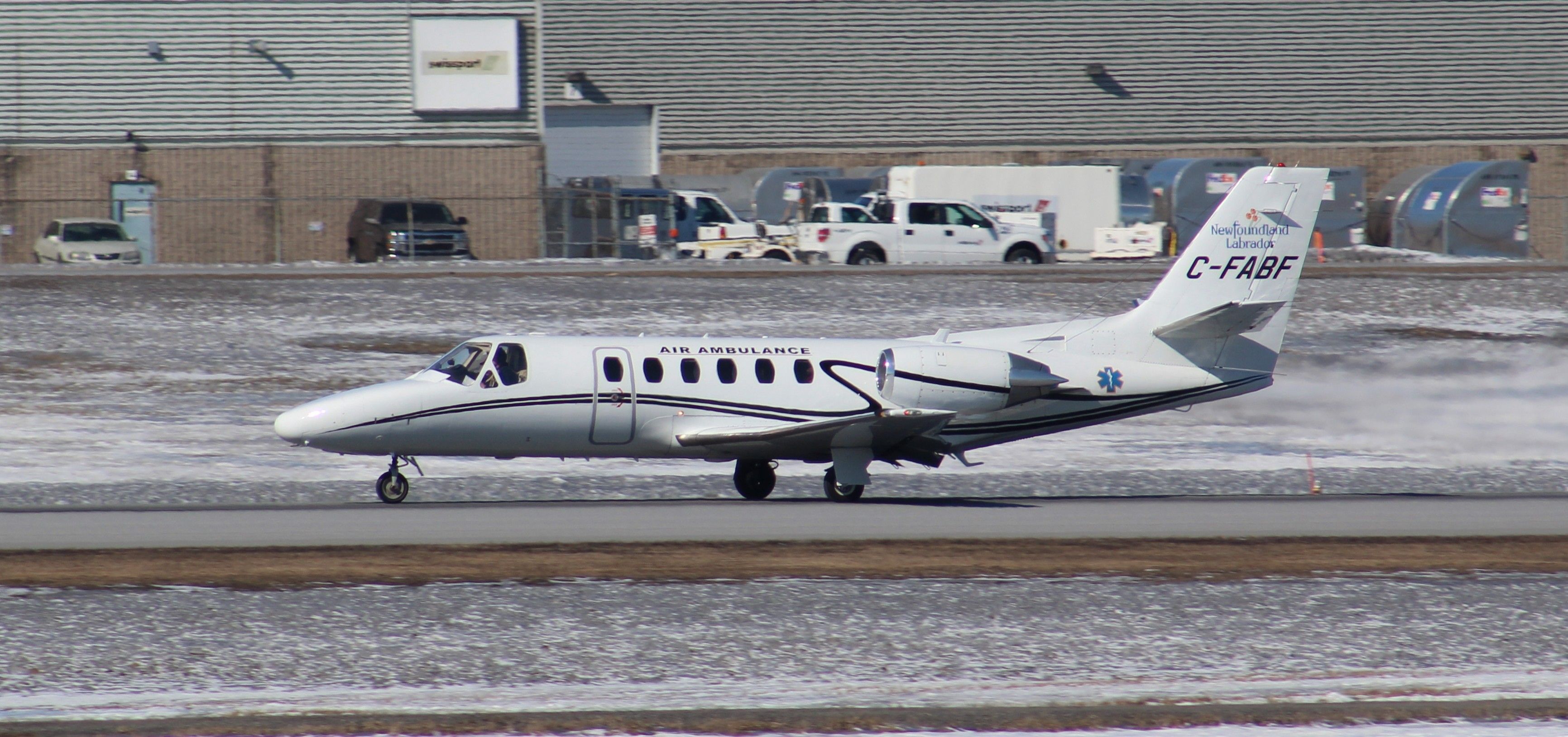 Cessna Citation II (C-FABF) - Newfoundland and Labrador Air Ambulance departing Runway 25