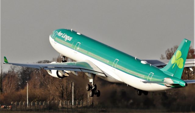 Airbus A330-300 (EI-DUZ) - aer lingus a330-302 ei-duz dep shannon on a test flight 18/11/20.