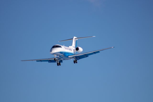 Pilatus PC-24 (N125AF) - PlaneSense, Inc.'s second PC24 delivery, N125AF (sn125), arriving in KPSM after its ferry flight from Stans, Switzerland.