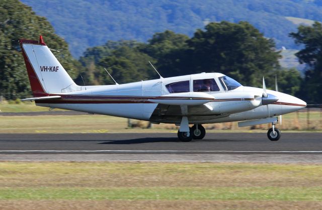 Piper PA-30 Twin Comanche (VH-KAF) - KAF Arriving into 16 at YWOL whilst a C47 taxies. Taken airside with a 70-200mm