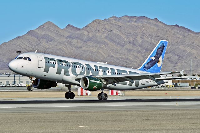 Airbus A320 (N204FR) - N204FR Frontier Airlines 2004 Airbus A320-214 - cn 2325 - McCarran International Airport, Las Vegas - December 4, 2013br /TDelCoro