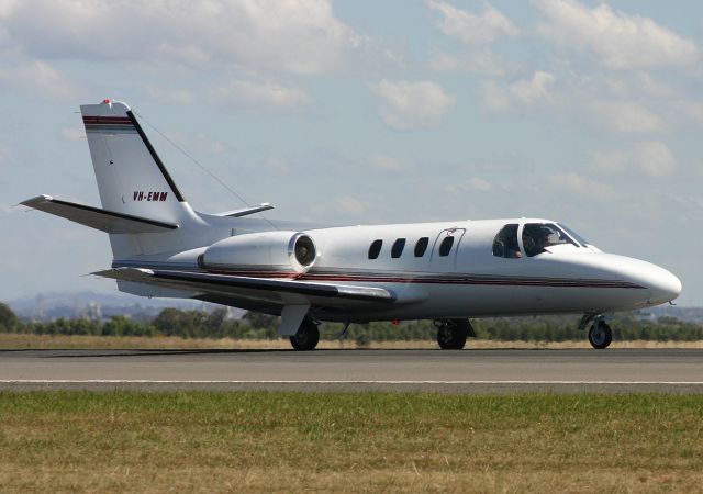 Cessna 500 Citation 1 (VH-EMM) - VH-EMM seen here at the Avalon Airshow 18/03/2005