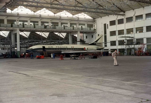 F-WHRA — - Caravelle at Sud Aviation, Toulouse, July 1958