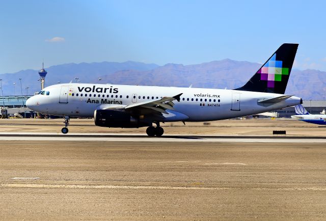 Airbus A319 (N474TA) - Volaris Airbus A319-132 N474TA (cn 1159) "Ana Marina"  Las Vegas - McCarran International (LAS / KLAS) USA - Nevada, June 10, 2011 Photo: Tomás Del Coro