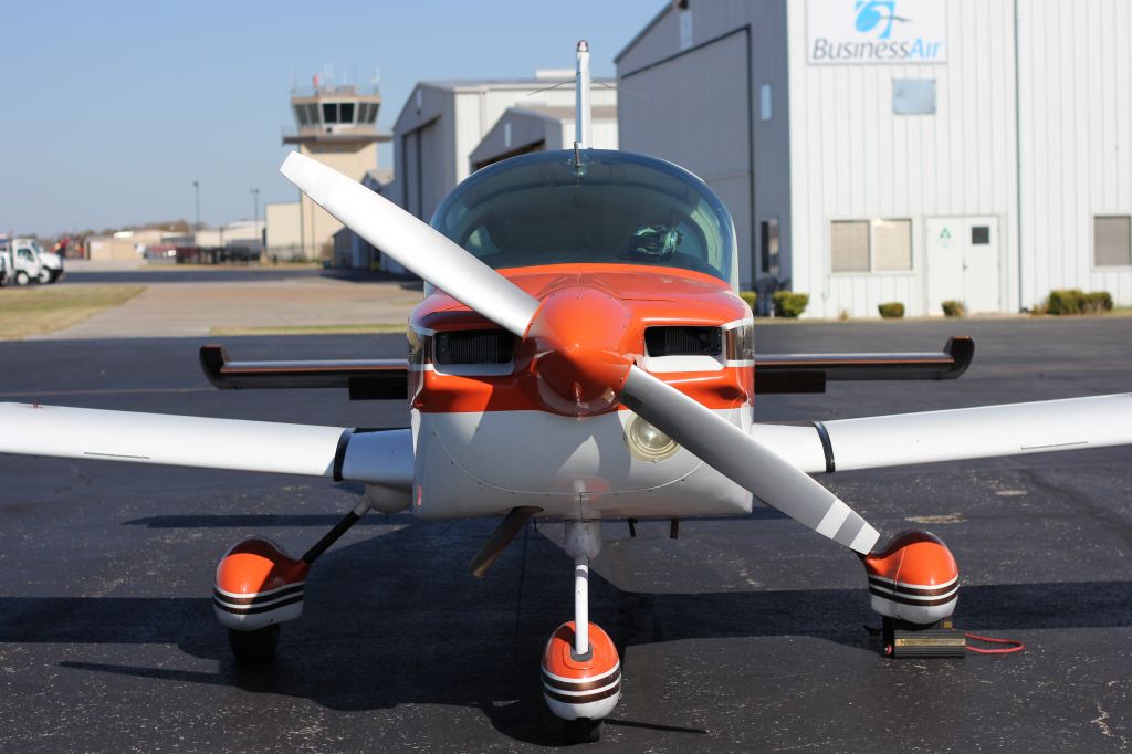 Grumman AA-5 Tiger (N28650) - On the ramp in Denton