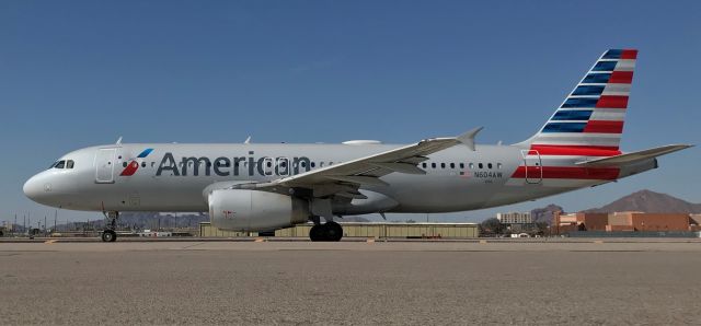 Airbus A320 (N604AW) - Phoenix Sky Harbor International Airport T4 Taxiway Charlie departure 05APR19