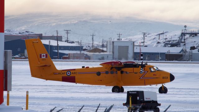 De Havilland Canada Twin Otter (13803) - RCAF-ARC CC-138 de Havilland Canada Twin Otter, 13803. From 440 Squadron, Yellowknife, NT.br /Leaving Iqaluit.