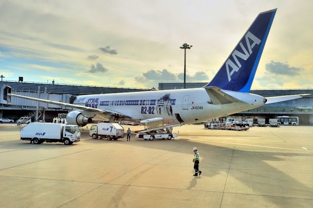 BOEING 767-300 (JA604A) - Star Wars, R2D2