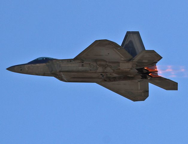 Lockheed F-22 Raptor — - F-22 Raptor flyover at the MCAS Airshow in Miramar.