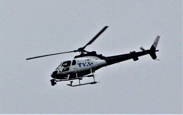 C-GSTV — - C-GSTV AEROSPATIAL AS-350 BA TVA nouvelles MONTRÉAL QC. survolant la ville de LAVALTRIE QC le 22-05-2022 `16:38