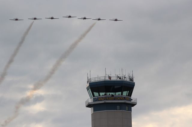 Canadair CL-41 Tutor — - Snowbirds at Oshkosh 2016