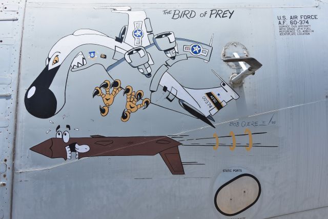 N60374 — - Close up of the nose art on the EC-135E at the National Museum of the Air Force at Wright-Patterson AFB