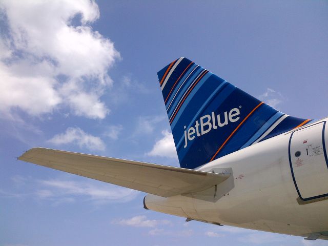 Airbus A320 (N621JB) - jetBlue airways parking at Stand #8 @Puerto Plata Intl. Airport