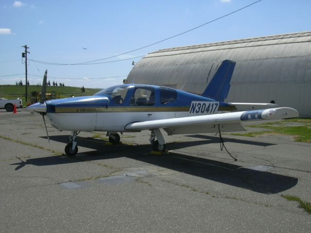 Socata TB-20 Trinidad (N30417) - At Travis AFB Aero Club location Aug 2008.