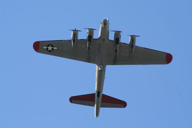 Boeing B-17 Flying Fortress — - presumed to be "BOEING BEE" as this was taken in North Seattle 6/22/13