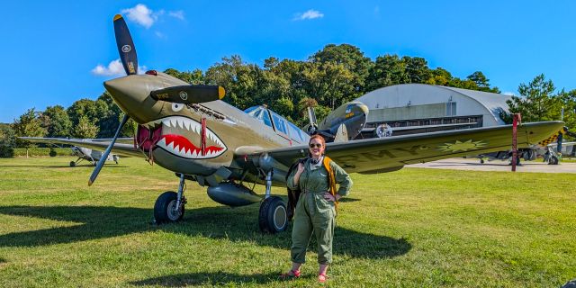 CURTISS Warhawk (N1941P) - N1941P Curtiss P-40E-1 CU Warhawk 41-35918 - Warbirds Over The Beach 2024 Military Aviation Museumbr /Air Show br /42VA - Virginia Beach Airportbr /Photo: Monica Elise Del Corobr /October 6, 2024br /(TDelCoro)