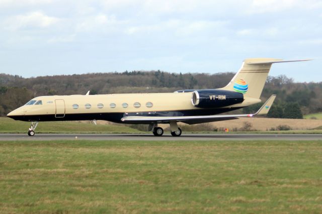 Gulfstream Aerospace Gulfstream V (VT-RIM) - Departing rwy 25 on 15-Mar-24 heading for KIAD.