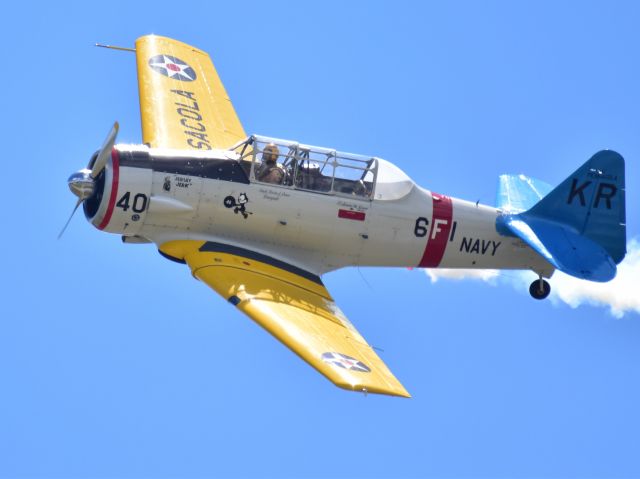 North American T-6 Texan (N211A) - At an WWII airshow, Reading 2024