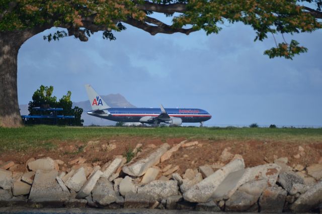 BOEING 767-300 — - A American 767-300 taxiing out onto runway 8R